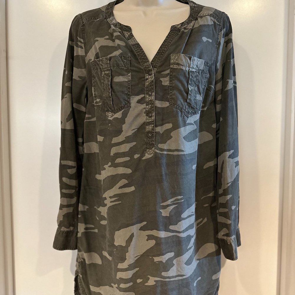 Express- Women’s Camo Shirt Dress, Size S